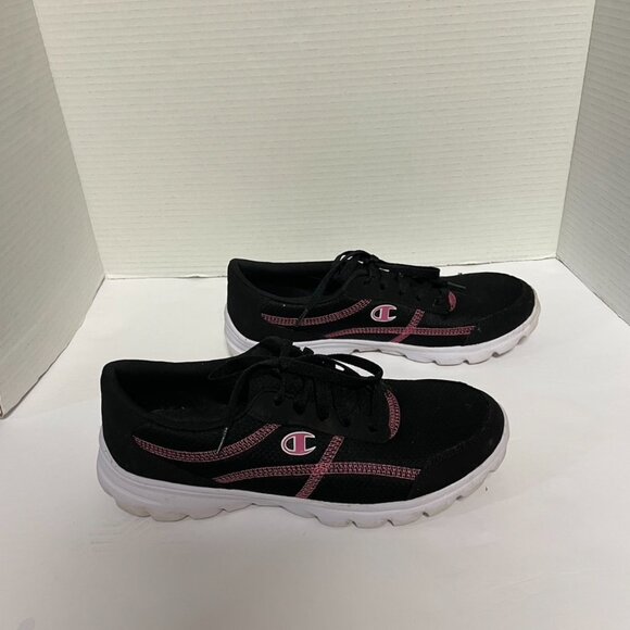 Champion Women's RAMP Sneakers Memory Foam Black/Pink Size 8.5 NWOT - Picture 5 of 8